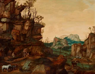 Paysage avec Adam et Ève